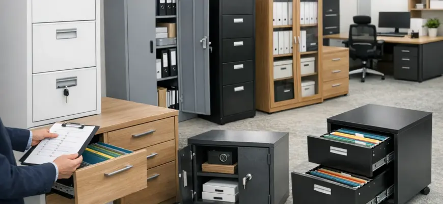 Как выбрать тумбу для хранения документов в офисе Гродно